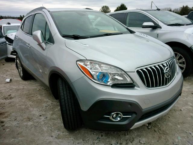 KL4CJCSB2DB158970 - 2013 BUICK ENCORE SILVER photo 1