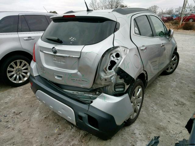 KL4CJCSB2DB158970 - 2013 BUICK ENCORE SILVER photo 4