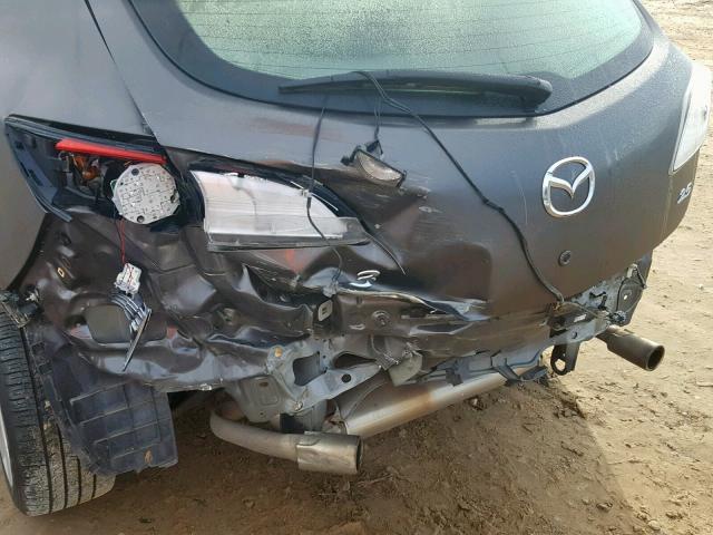 JM1BL1H59A1244795 - 2010 MAZDA 3 S GRAY photo 9