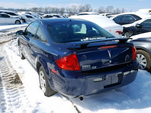 1G2AL18F687170770 - 2008 PONTIAC G5 BLUE photo 3