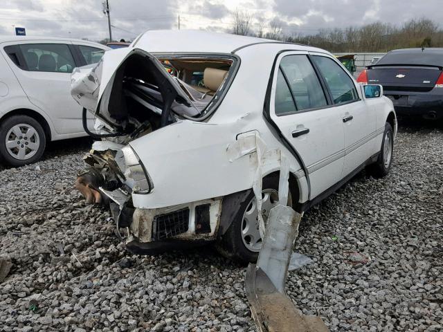 WDBHA28E7VF596867 - 1997 MERCEDES-BENZ C 280 WHITE photo 4