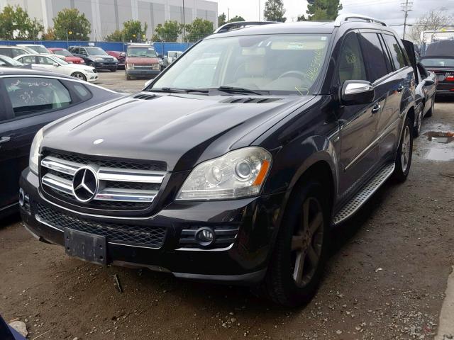 4JGBF25E89A530257 - 2009 MERCEDES-BENZ GL BLACK photo 2