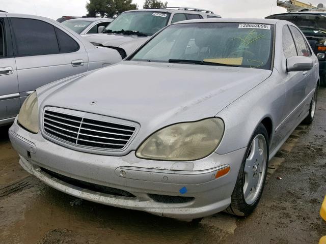 WDBNG70J32A294721 - 2002 MERCEDES-BENZ S 430 GRAY photo 2