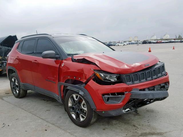 3C4NJDDB0JT198900 - 2018 JEEP COMPASS TR RED photo 1