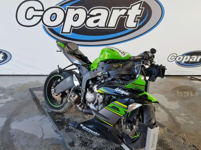 JKBZXJE15JA027481 - 2018 KAWASAKI ZX636 E GREEN photo 1