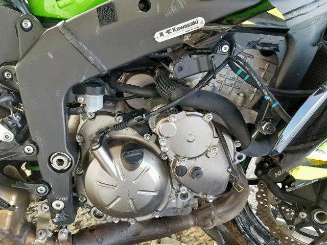 JKBZXJE15JA027481 - 2018 KAWASAKI ZX636 E GREEN photo 7