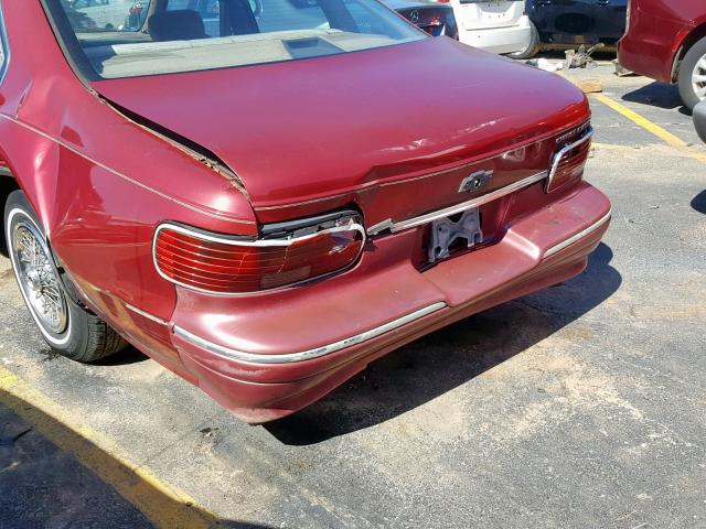 1G1BL52W5TR118911 - 1996 CHEVROLET CAPRICE CL RED photo 9