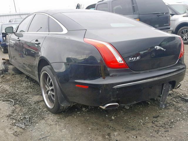 SAJWA2GB8BLV00923 - 2011 JAGUAR XJL BLACK photo 3