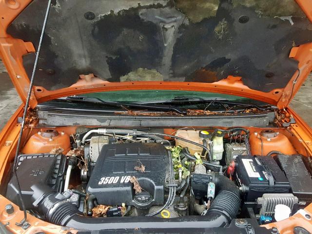 1G2ZH528354153329 - 2005 PONTIAC G6 GT ORANGE photo 7