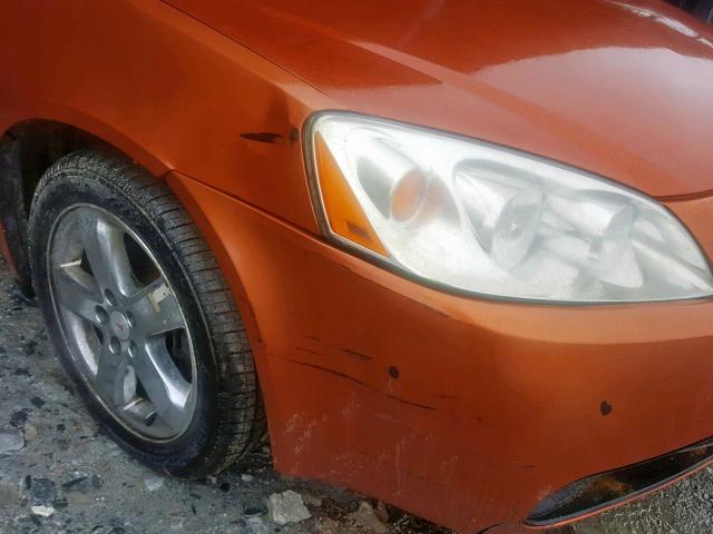 1G2ZH528354153329 - 2005 PONTIAC G6 GT ORANGE photo 9