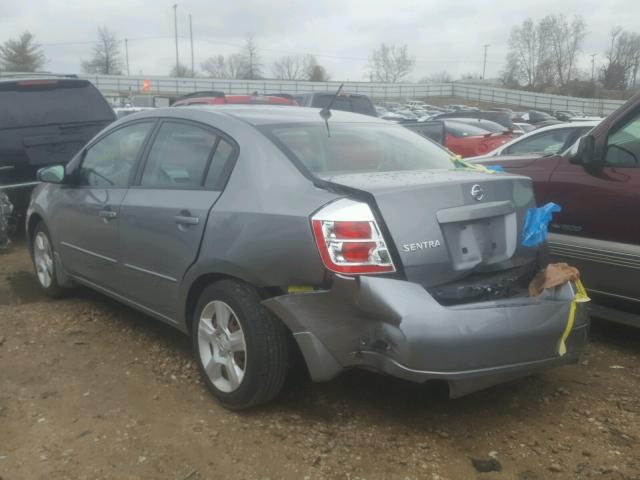 3N1AB61E78L655558 - 2008 NISSAN SENTRA 2.0 GRAY photo 3