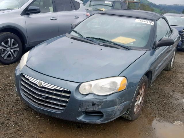 1C3EL75RX6N259432 - 2006 CHRYSLER SEBRING GT GREEN photo 2