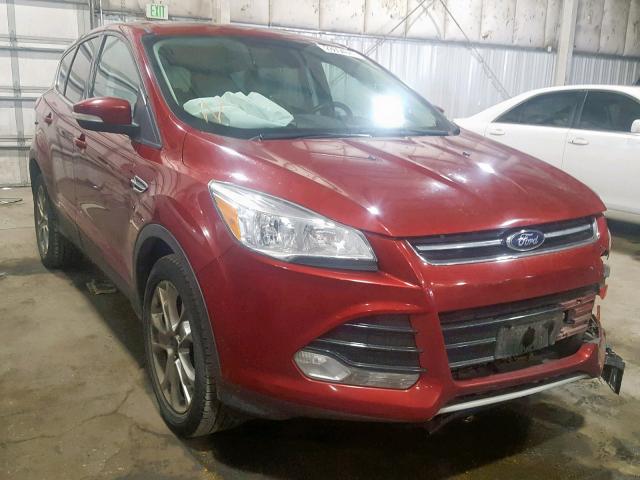 1FMCU0H92DUC56655 - 2013 FORD ESCAPE SEL MAROON photo 1