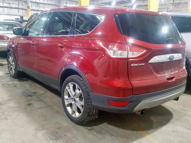 1FMCU0H92DUC56655 - 2013 FORD ESCAPE SEL MAROON photo 3