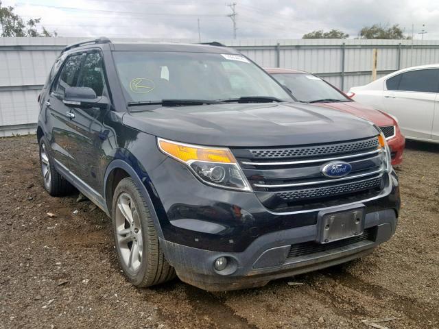 1FM5K7F83EGC01634 - 2014 FORD EXPLORER L BLACK photo 1