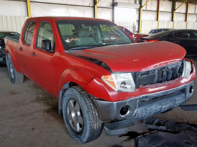 1N6AD09W47C403582 - 2007 NISSAN FRONTIER C RED photo 1