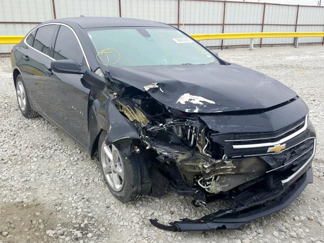 1G1ZB5ST0GF213097 - 2016 CHEVROLET MALIBU LS BLACK photo 1