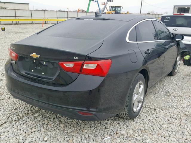 1G1ZB5ST0GF213097 - 2016 CHEVROLET MALIBU LS BLACK photo 4