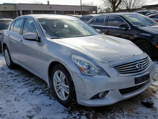 JN1CV6AR1BM350119 - 2011 INFINITI G37 SILVER photo 1