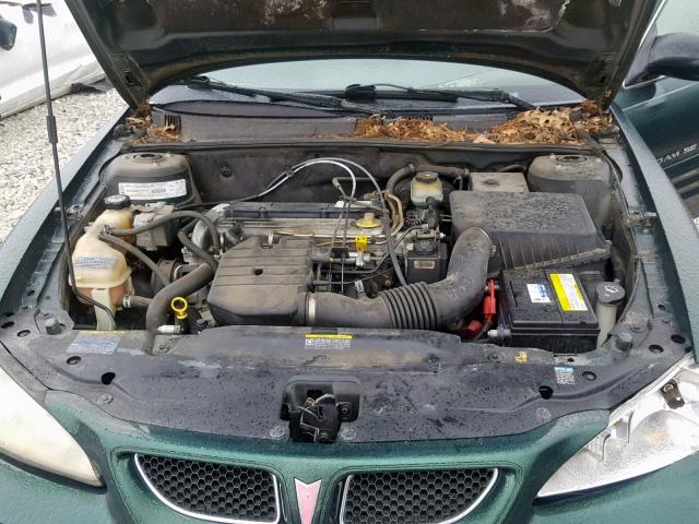 1G2NF52F42C174291 - 2002 PONTIAC GRAND AM S GREEN photo 7