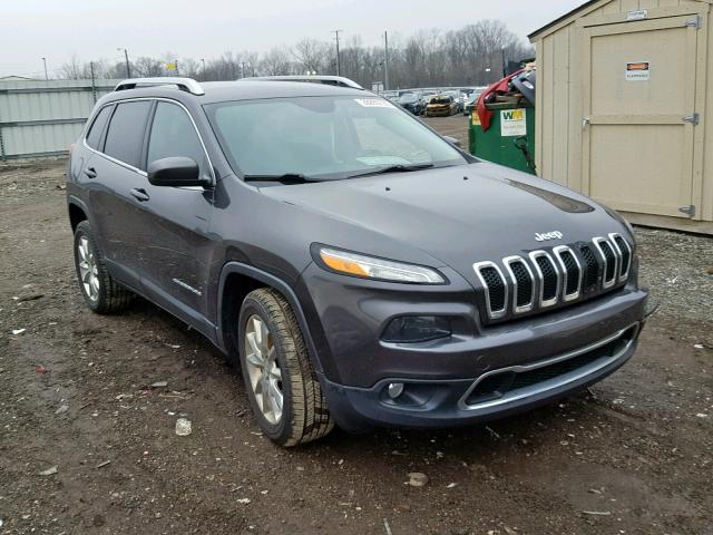 1C4PJLDS5FW573247 - 2015 JEEP CHEROKEE L CHARCOAL photo 1