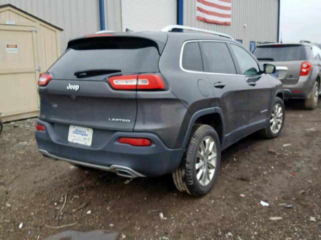 1C4PJLDS5FW573247 - 2015 JEEP CHEROKEE L CHARCOAL photo 4