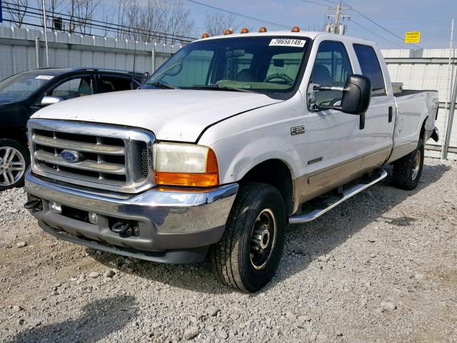 1FTSW31F61ED51155 - 2001 FORD F350 SRW S WHITE photo 2