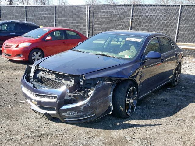 1G1ZH57B48F271276 - 2008 CHEVROLET MALIBU 1LT BLACK photo 2