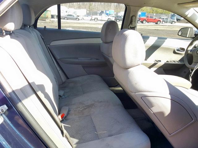 1G1ZH57B48F271276 - 2008 CHEVROLET MALIBU 1LT BLACK photo 6