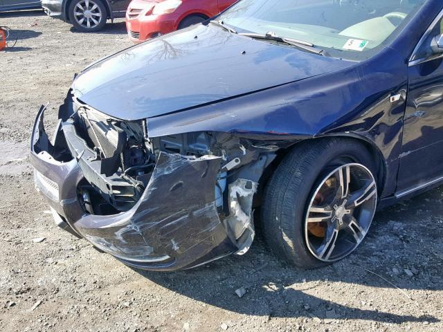 1G1ZH57B48F271276 - 2008 CHEVROLET MALIBU 1LT BLACK photo 9