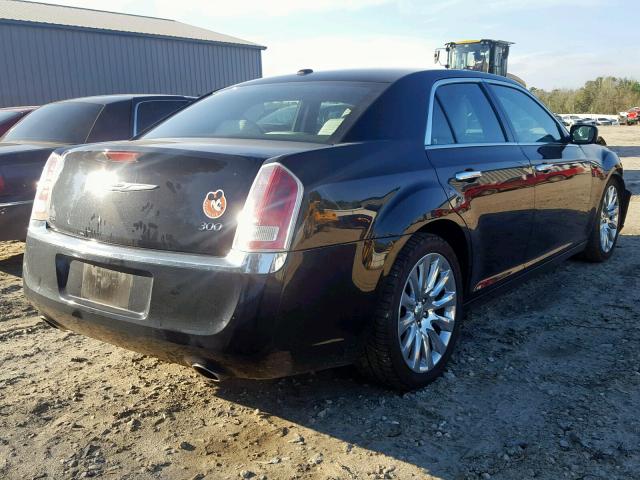 2C3CCAAG5DH698181 - 2013 CHRYSLER 300 BLACK photo 4