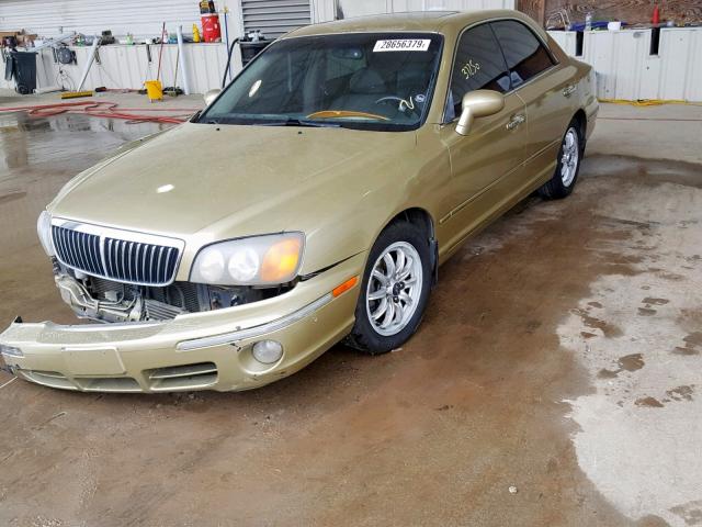 KMHFU45E73A248153 - 2003 HYUNDAI XG 350 GOLD photo 2