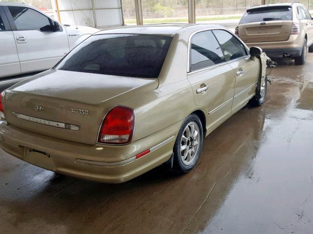 KMHFU45E73A248153 - 2003 HYUNDAI XG 350 GOLD photo 4