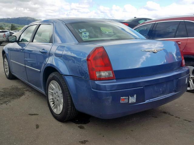 2C3KA43R57H693407 - 2007 CHRYSLER 300 BLUE photo 3