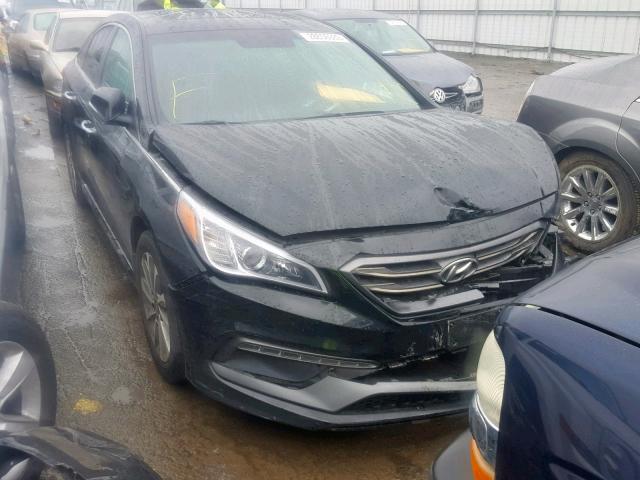 5NPE34AF2HH481259 - 2017 HYUNDAI SONATA SPO BLACK photo 1