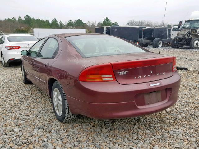 2B3HD46R61H537412 - 2001 DODGE INTREPID S 栗色 照片 3