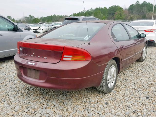 2B3HD46R61H537412 - 2001 DODGE INTREPID S 栗色 照片 4