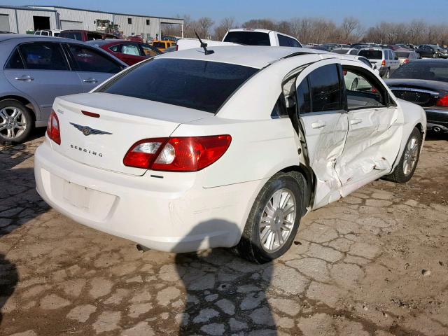 1C3LC56K58N139831 - 2008 CHRYSLER SEBRING TO WHITE photo 4