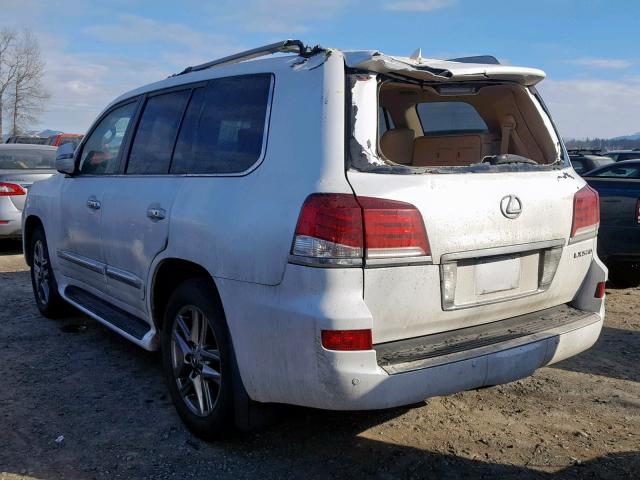 JTJHY7AX4F4168691 - 2015 LEXUS LX 570 WHITE photo 3