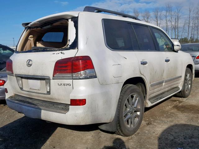 JTJHY7AX4F4168691 - 2015 LEXUS LX 570 WHITE photo 4