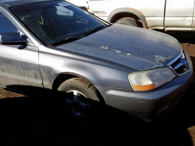 19UUA56672A057950 - 2002 ACURA 3.2TL GRAY photo 9