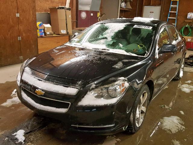 1G1ZC5EU6BF305339 - 2011 CHEVROLET MALIBU 1LT 黑色 照片 2