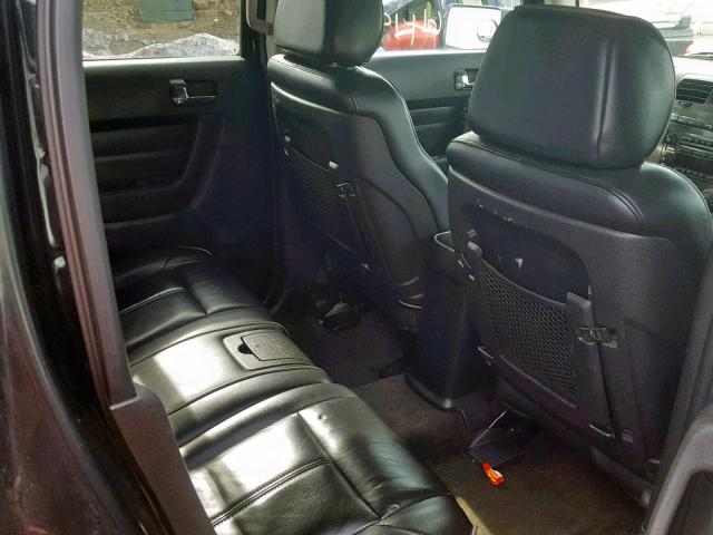 5GTDN136068103348 - 2006 HUMMER H3 BLACK photo 6