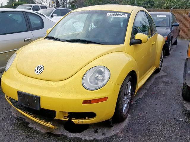 3VWPG31C48M501418 - 2008 VOLKSWAGEN NEW BEETLE Sarı foto 2