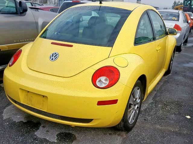 3VWPG31C48M501418 - 2008 VOLKSWAGEN NEW BEETLE Sarı foto 4