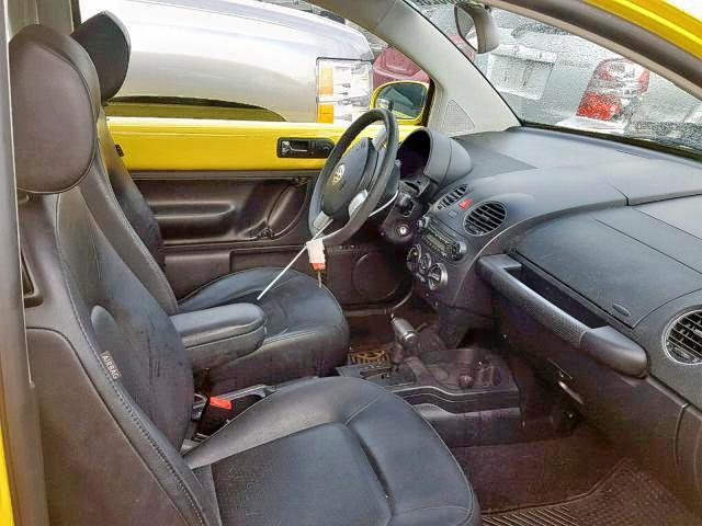 3VWPG31C48M501418 - 2008 VOLKSWAGEN NEW BEETLE Sarı foto 5