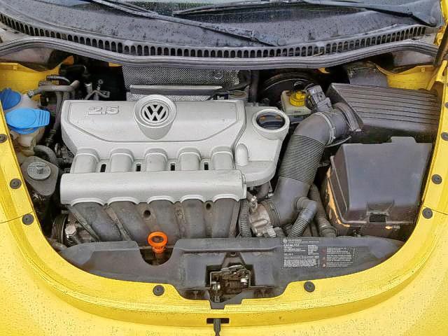 3VWPG31C48M501418 - 2008 VOLKSWAGEN NEW BEETLE Sarı foto 7