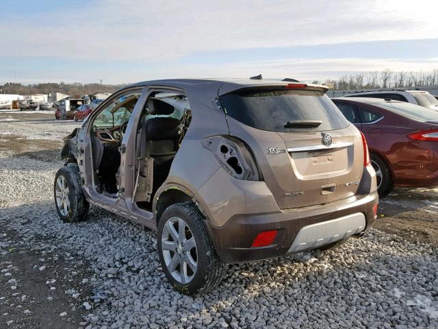 KL4CJGSB9EB653482 - 2014 BUICK ENCORE GOLD photo 3