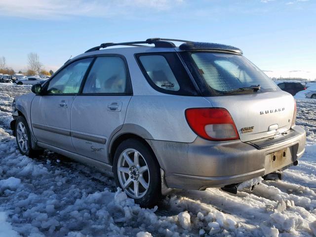 JF1GG68503G801364 - 2003 SUBARU IMPREZA OU SILVER photo 3