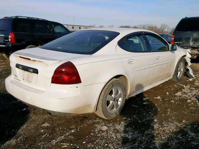 2G2WP552X61276197 - 2006 PONTIAC GRAND PRIX WHITE photo 4